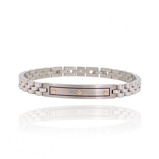 Vīriešu aproce no nerūsējošā tērauda D56