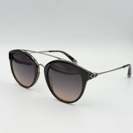 Maison Mollerus Pian Alto 3 sieviešu saulesbrilles elegantā tumšā tonī F00001806