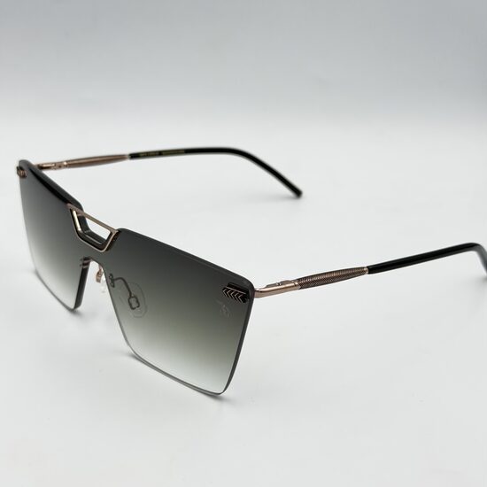 Maison Mollerus Blauberg 1 sieviešu saulesbrilles ar tumši tonētām lēcām un zeltītas krāsas elementiem F00002601