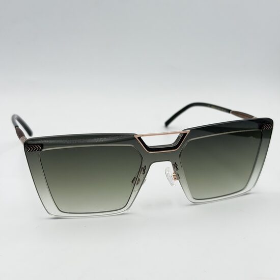 Maison Mollerus Blauberg 4 sieviešu saulesbrilles ar zaļganpelēkām lēcām un zeltītas krāsas elementiem F00002604