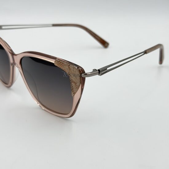 Maison Mollerus Dent Blanc 1 sieviešu saulesbrilles elegantā rozā tonī F00001510 