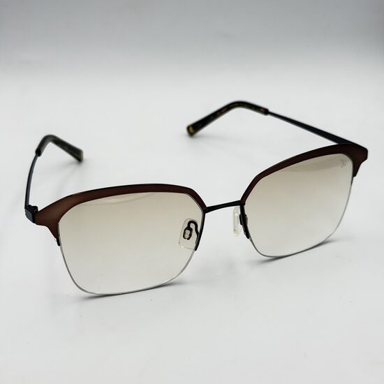 Maison Mollerus Montetendr 3 unisex saulesbrilles ar tumšu rāmi un gaišām lēcām F00002260