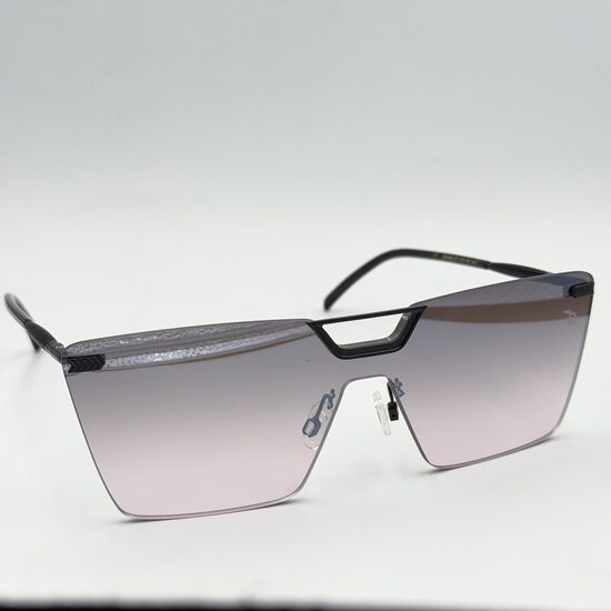 Maison Mollerus Blauberg 2 sieviešu saulesbrilles ar rozīgi tonētām lēcām un tumšiem akcentiem F00002602