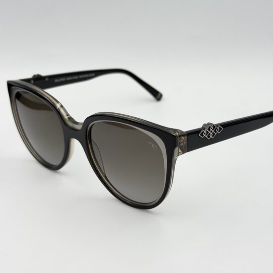 Maison Mollerus Beaufort 1 sieviešu saulesbrilles elegantā melnā tonī F00001954