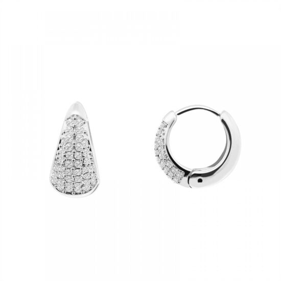 Riņķa auskari ar cirkoniem B777