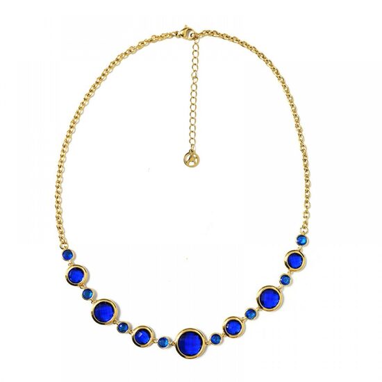 Kaklarota ar krāsainiem apaļiem kristāliņiem C270